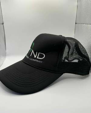 KYND Cannabis Company Otto Snapback Trucker Hat Black Mesh Hat